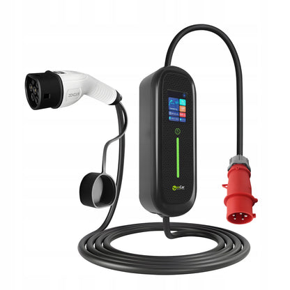 Mobilus elektromobilių įkroviklis Zencar 11kW 6-16A Tesla 3 / Y