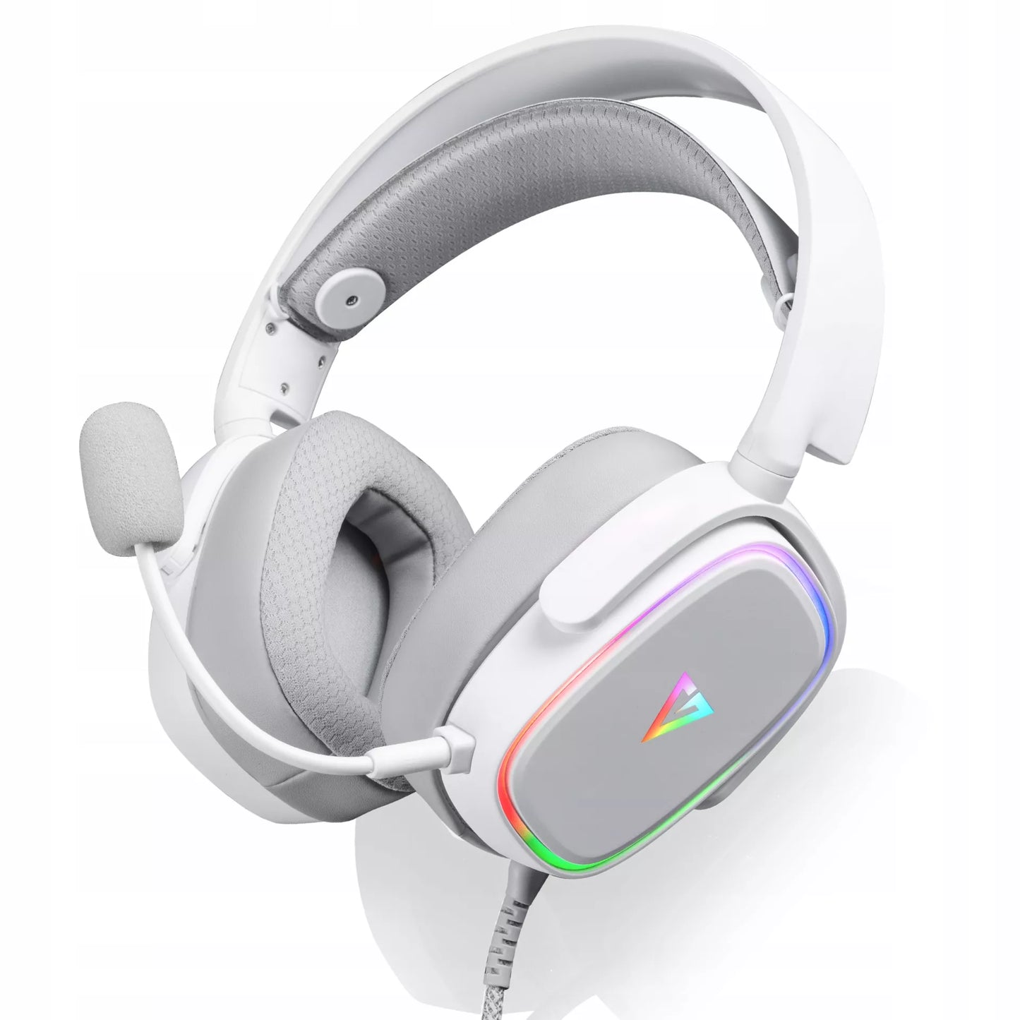 Modecom Volcano Prometheus USB žaidimų ausinės su mikrofonu – RGB LED apšvietimas