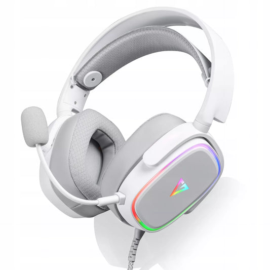 Modecom Volcano Prometheus USB žaidimų ausinės su mikrofonu – RGB LED apšvietimas