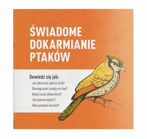 MODERNI LESYKLA PAUKŠČIAMS SU 1 KG GRŪDŲ BIRDYFEED ROUND TVIRTA