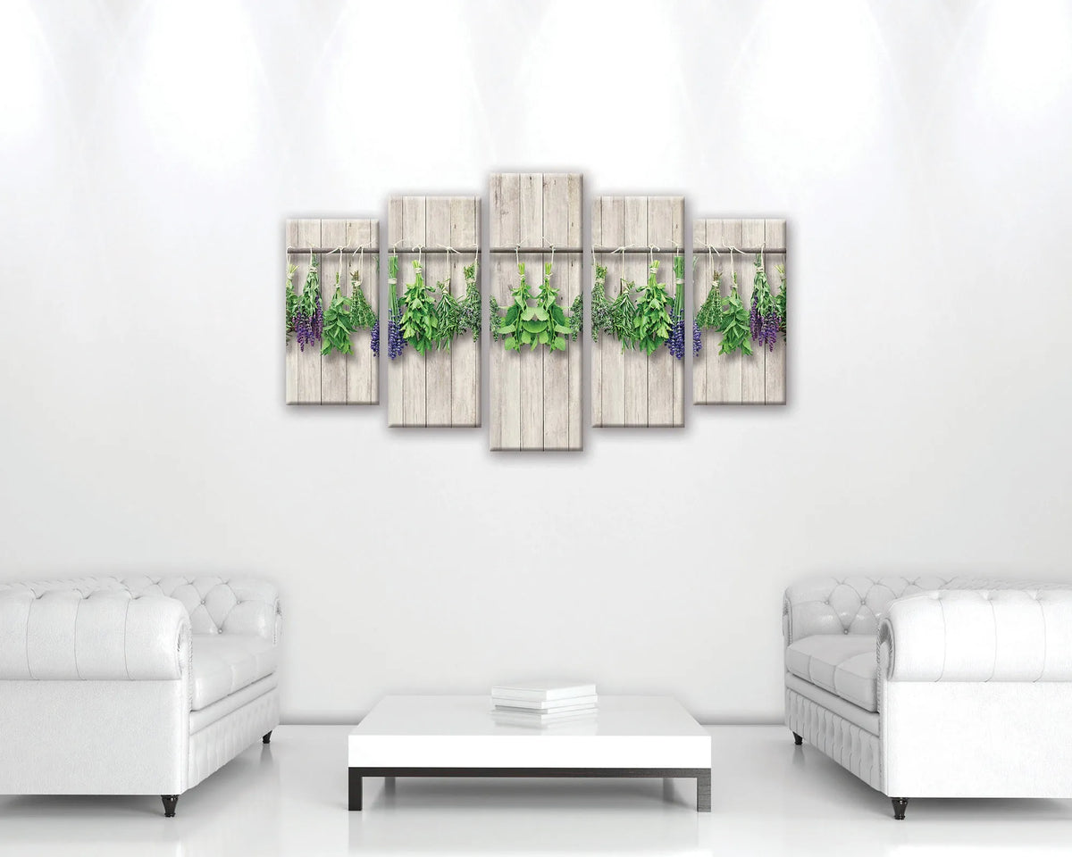 Modernus levandų paveikslas virtuvei ant drobės, 100 × 60 cm