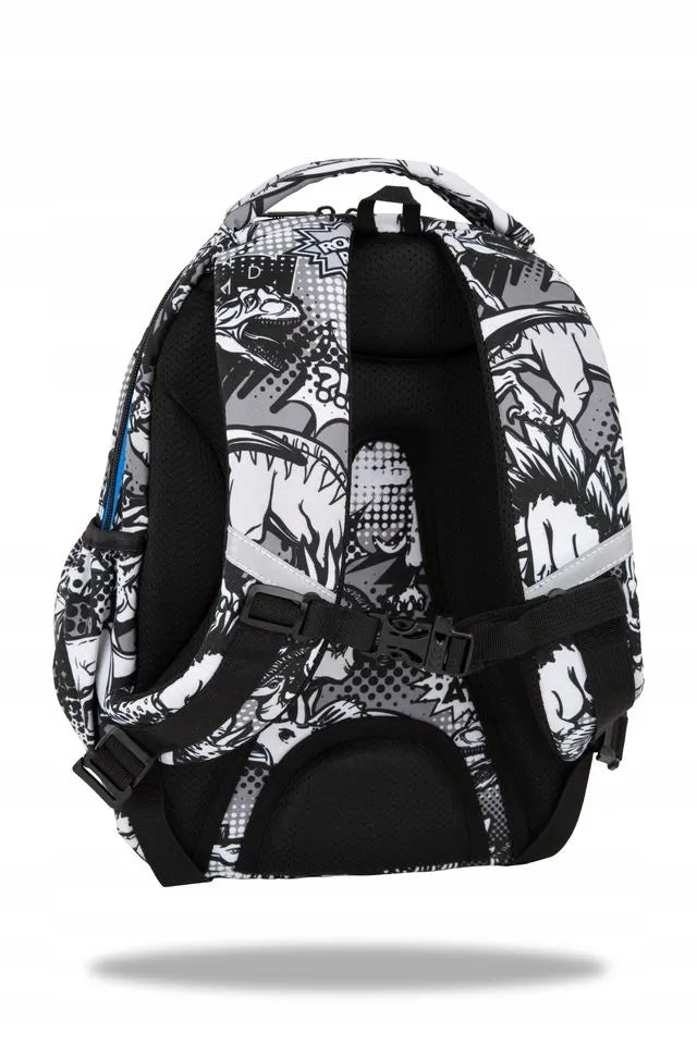 Mokyklinė kuprinė Coolpack berniukui 1-3 klasėms, dinozauras T-Rex + tvarkaraštis