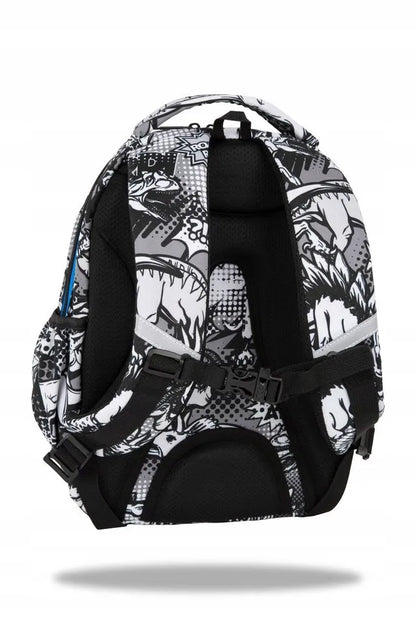 Mokyklinė kuprinė Coolpack berniukui 1-3 klasėms, dinozauras T-Rex + tvarkaraštis