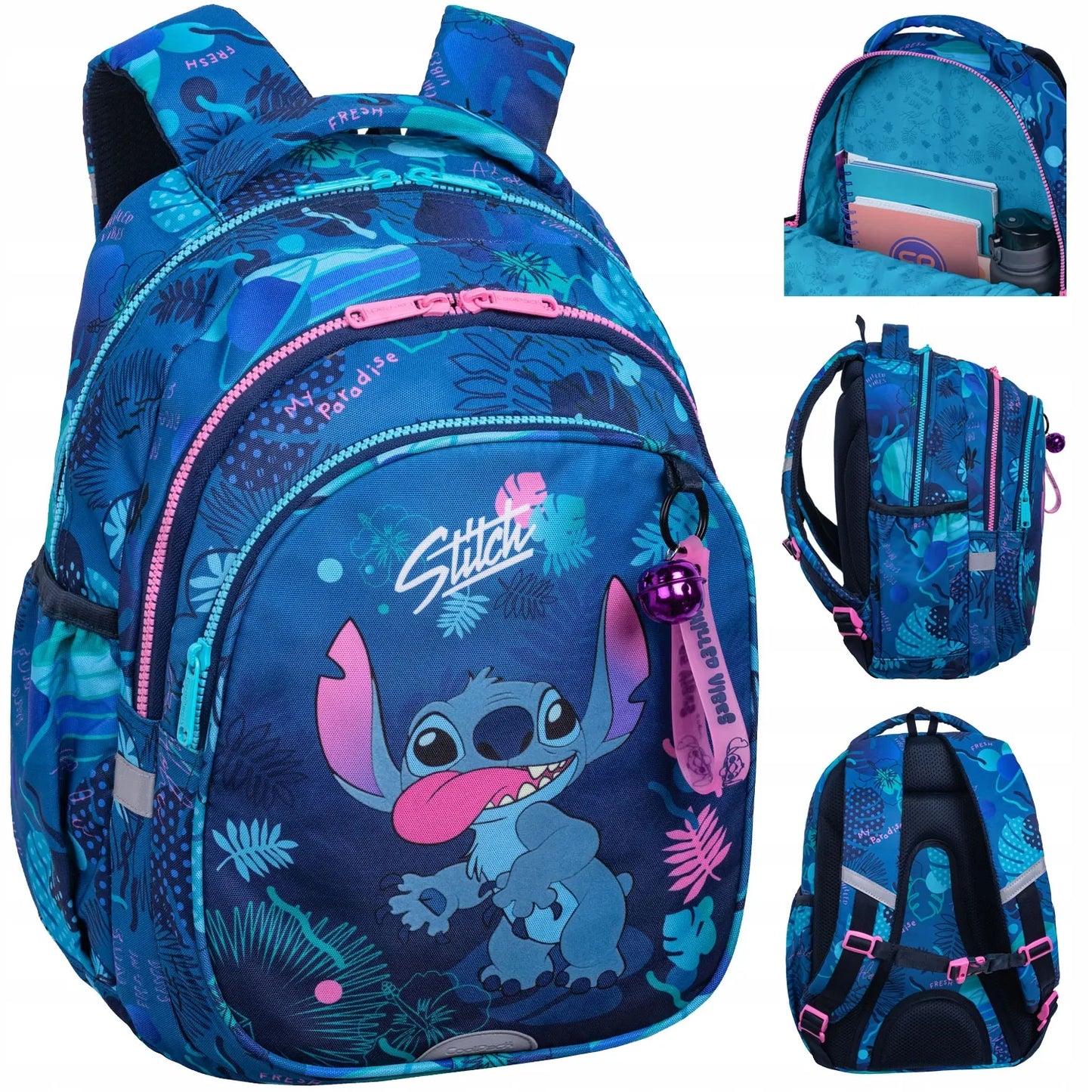 Mokyklinė kuprinė Coolpack pirmokui Disney Stitch