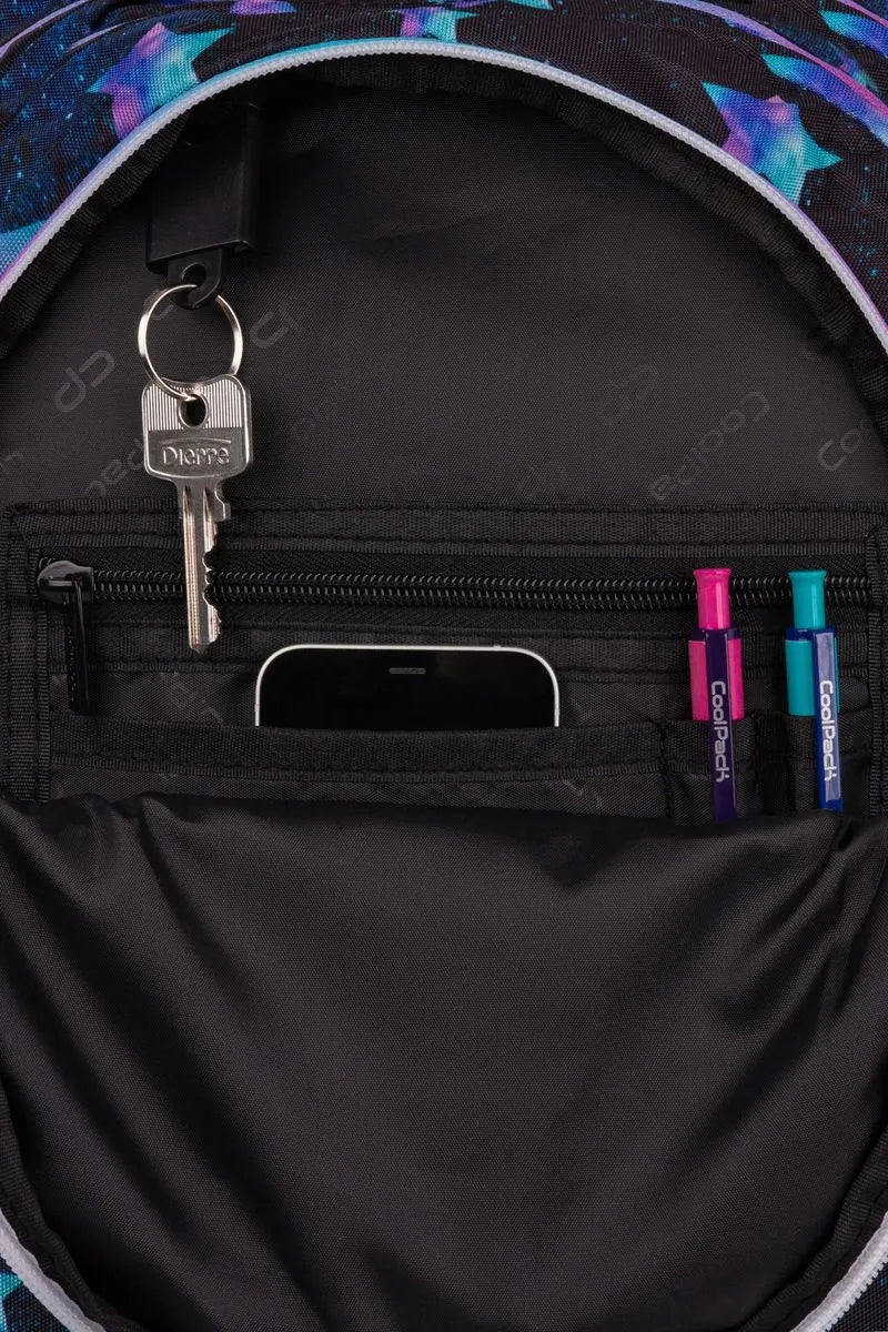 Mokyklinė kuprinė Coolpack pradinukams su žvaigždutėmis + tvarkaraštis