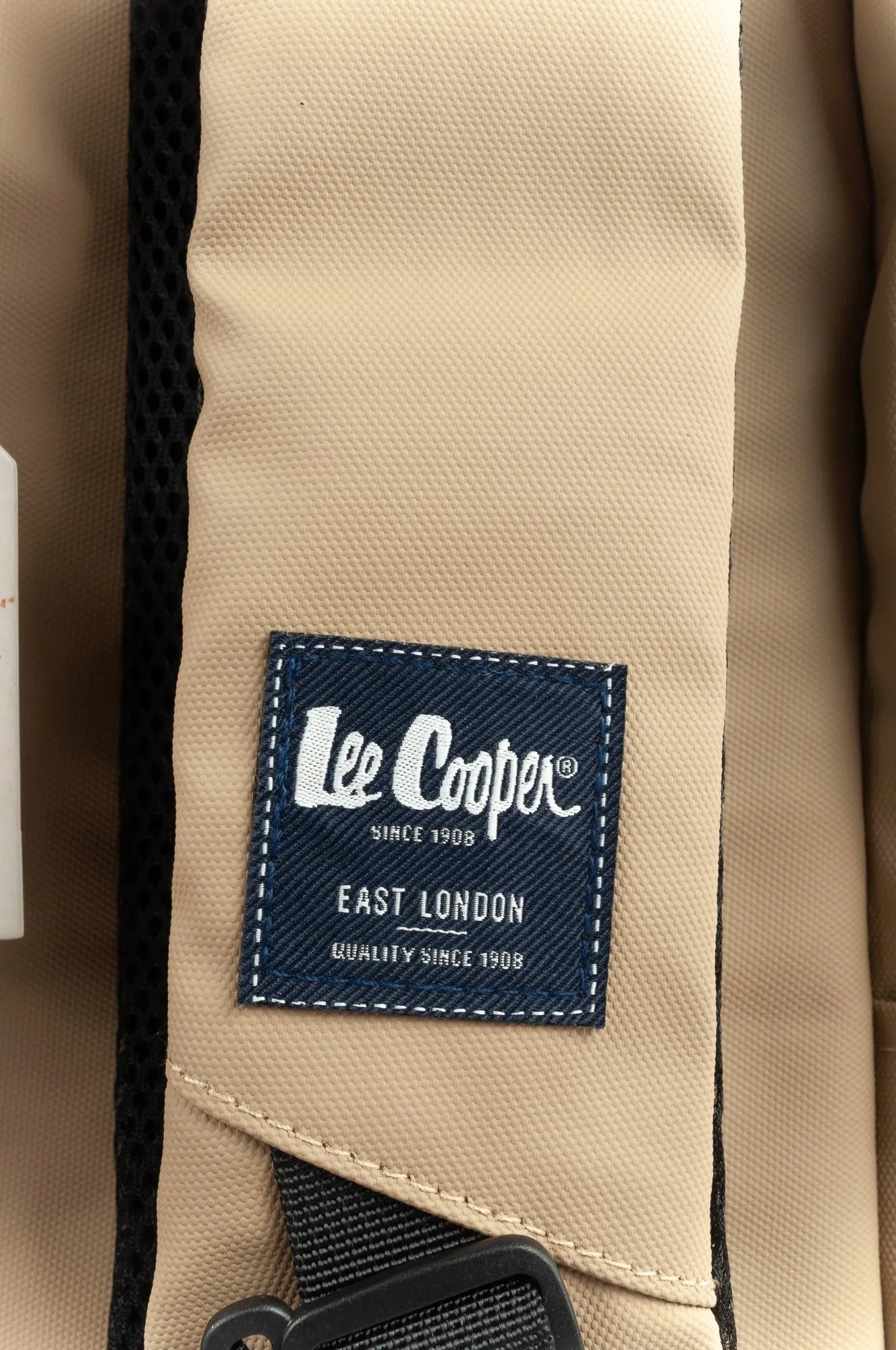 Mokyklinė kuprinė Lee Cooper sportinė smėlio spalvos klasikinė miesto 22L