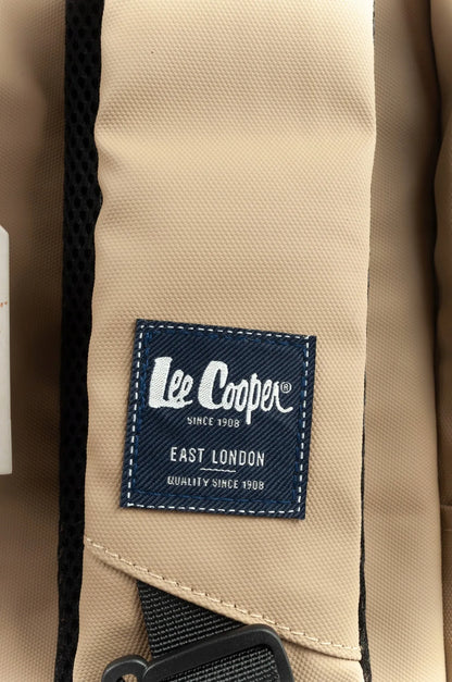 Mokyklinė kuprinė Lee Cooper sportinė smėlio spalvos klasikinė miesto 22L