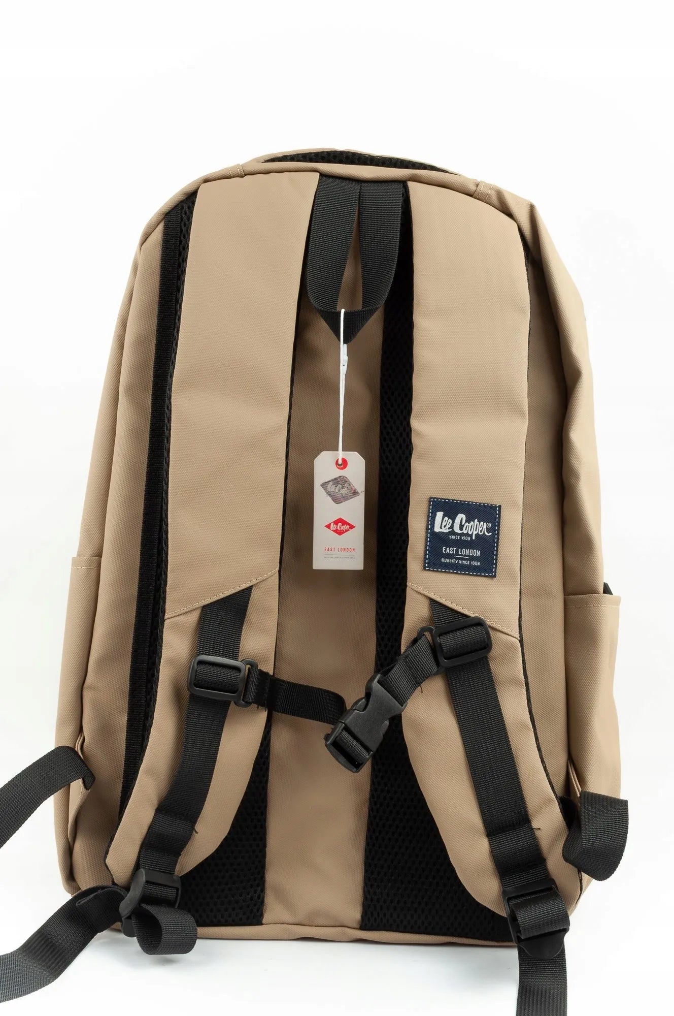 Mokyklinė kuprinė Lee Cooper sportinė smėlio spalvos klasikinė miesto 22L