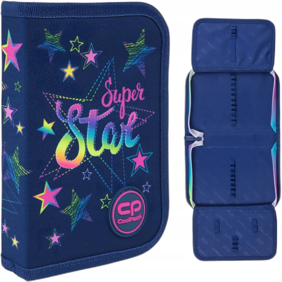 Mokyklinė kuprinė mergaitei 1-4 klasėms CoolPack Fast Stars