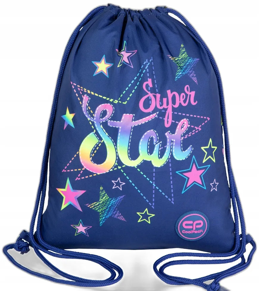 Mokyklinė kuprinė mergaitei 1-4 klasėms CoolPack Fast Stars