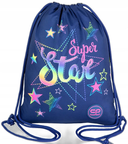 Mokyklinė kuprinė mergaitei 1-4 klasėms CoolPack Fast Stars
