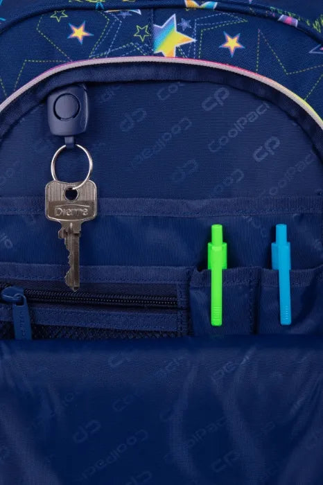 Mokyklinė kuprinė mergaitei 1-4 klasėms CoolPack Fast Stars