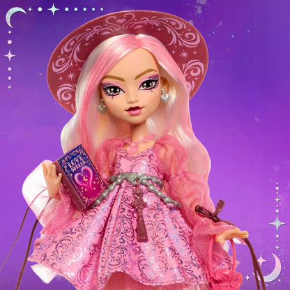 Monster High Moonspell Magic lėlė Carina Song, Meilės ragana, su aksesuarais