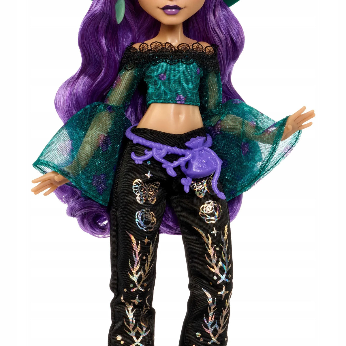 „Monster High Moonspell Magic“ lėlė Willow Thorne – gamtos ragana su aksesuarais