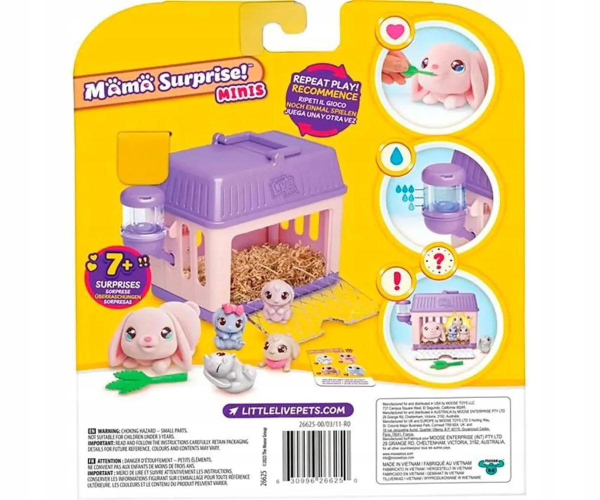 Moose 26625 Little Live Pets Mama Surprise Minis triušiukas