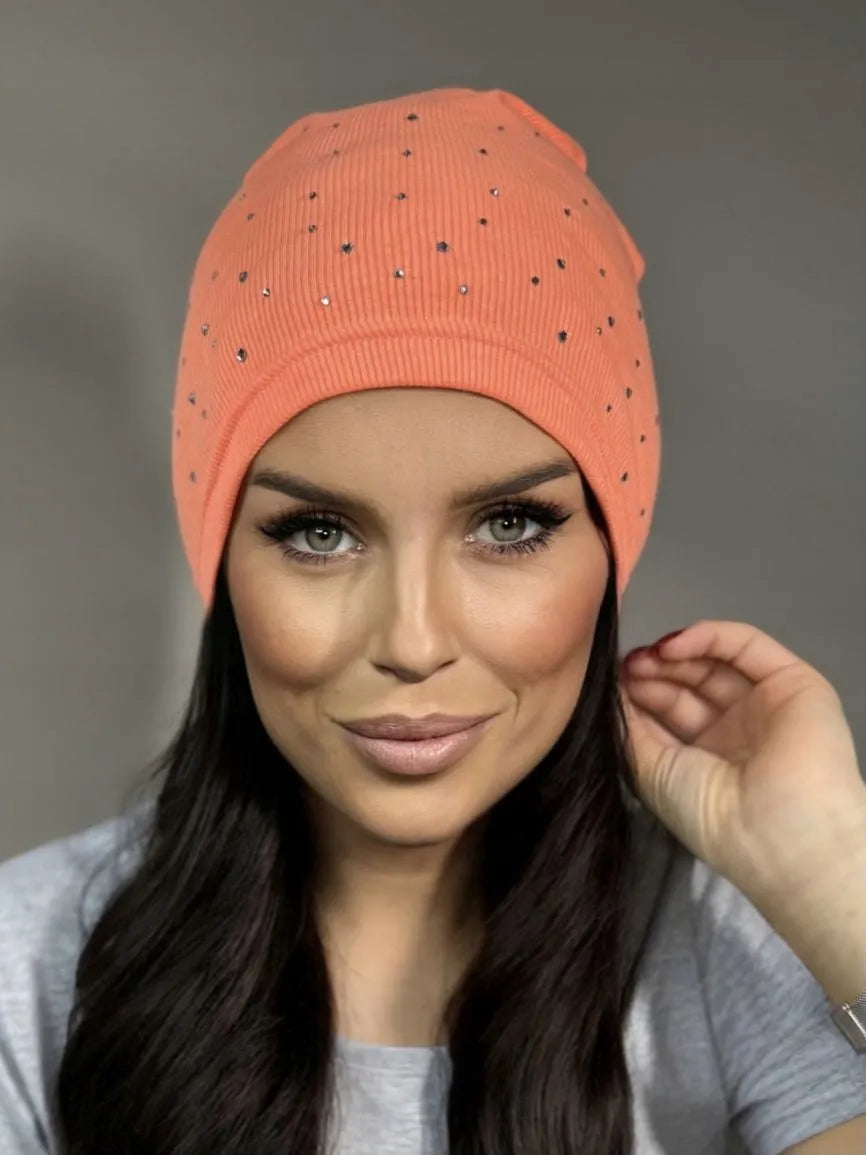 Moteriška kepurė SOHO exclusive 2866, lengva, medvilninė, dryžuota, įvairių spalvų