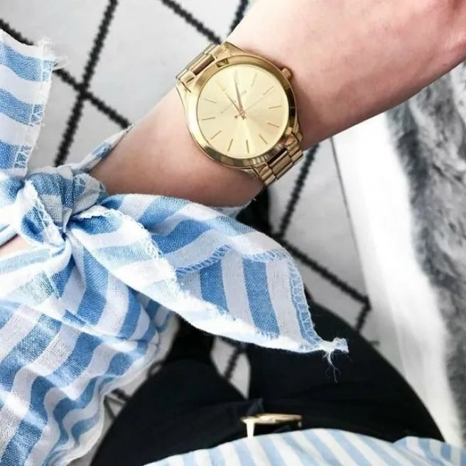 Moteriškas laikrodis „Michael Kors MK3179 Slim Runway“ (zm500f)