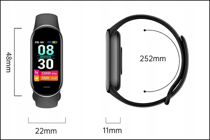 Moteriškas laikrodis / MK-Tech / SMARTWATCH / žingsniamatis / širdies ritmo monitorius