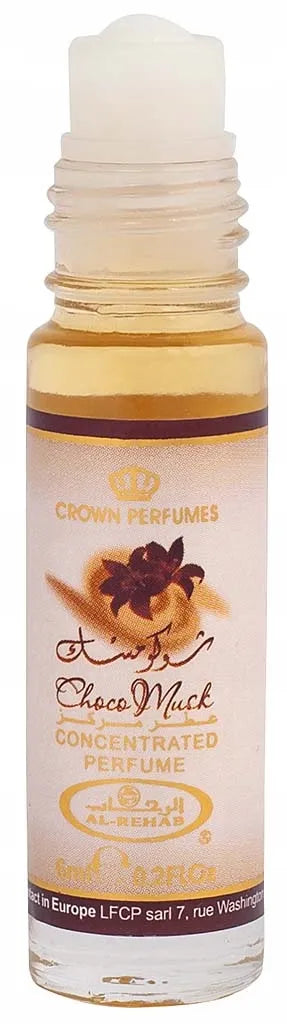 Moteriški kvepalai Al-Rehab Choco Musk, šokolado ir vanilės aromatas, originalūs, 6 ml