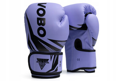 Moteriškos bokso pirštinės VoBo 10 oz, violetinės