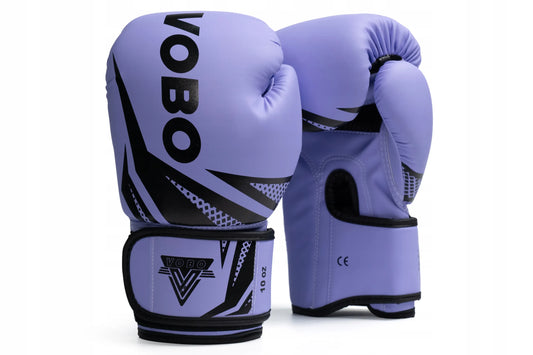 Moteriškos bokso pirštinės VoBo 10 oz, violetinės