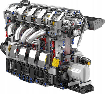 Mould King 10087 TECHNIC konstrukcinių kaladėlių rinkinys – eilinis 4 cilindrų variklis