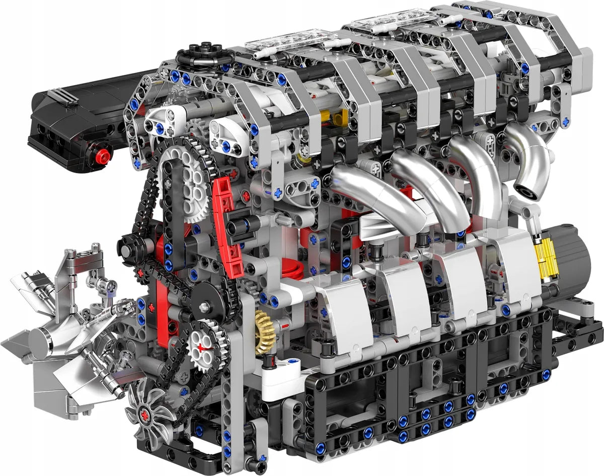 Mould King 10087 TECHNIC konstrukcinių kaladėlių rinkinys – eilinis 4 cilindrų variklis