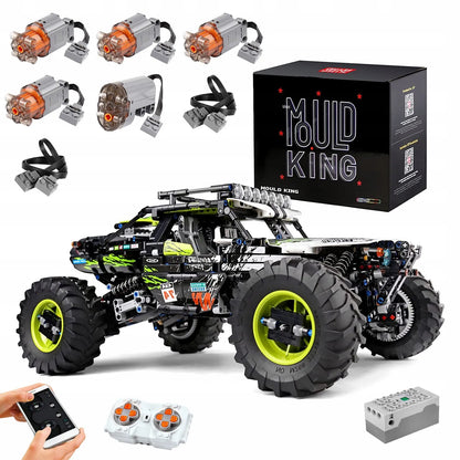 „Mould King“ konstruktorius „Buggy“ – 1879 detalių nuotoliniu būdu valdomas bekelės automobilis
