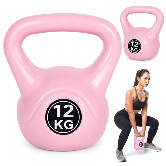 „MOVEPRO“ kettlebellas, 12 kg – vinilinis svarmuo treniruotėms