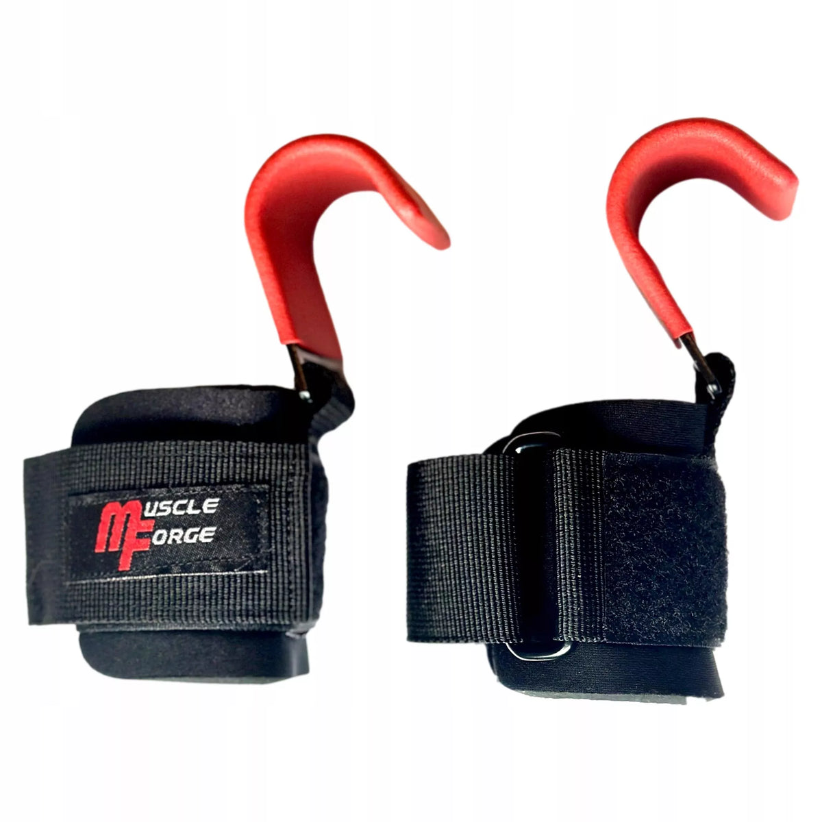 MuscleForge® treniruočių kabliai riešams svoriams kelti, mirties traukai, plieniniai