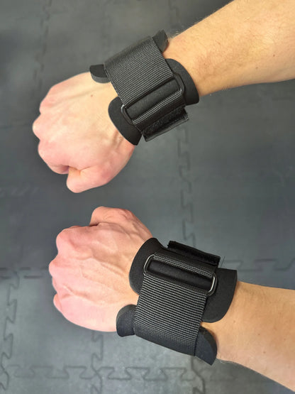 MuscleForge® treniruočių kabliai riešams svoriams kelti, mirties traukai, plieniniai