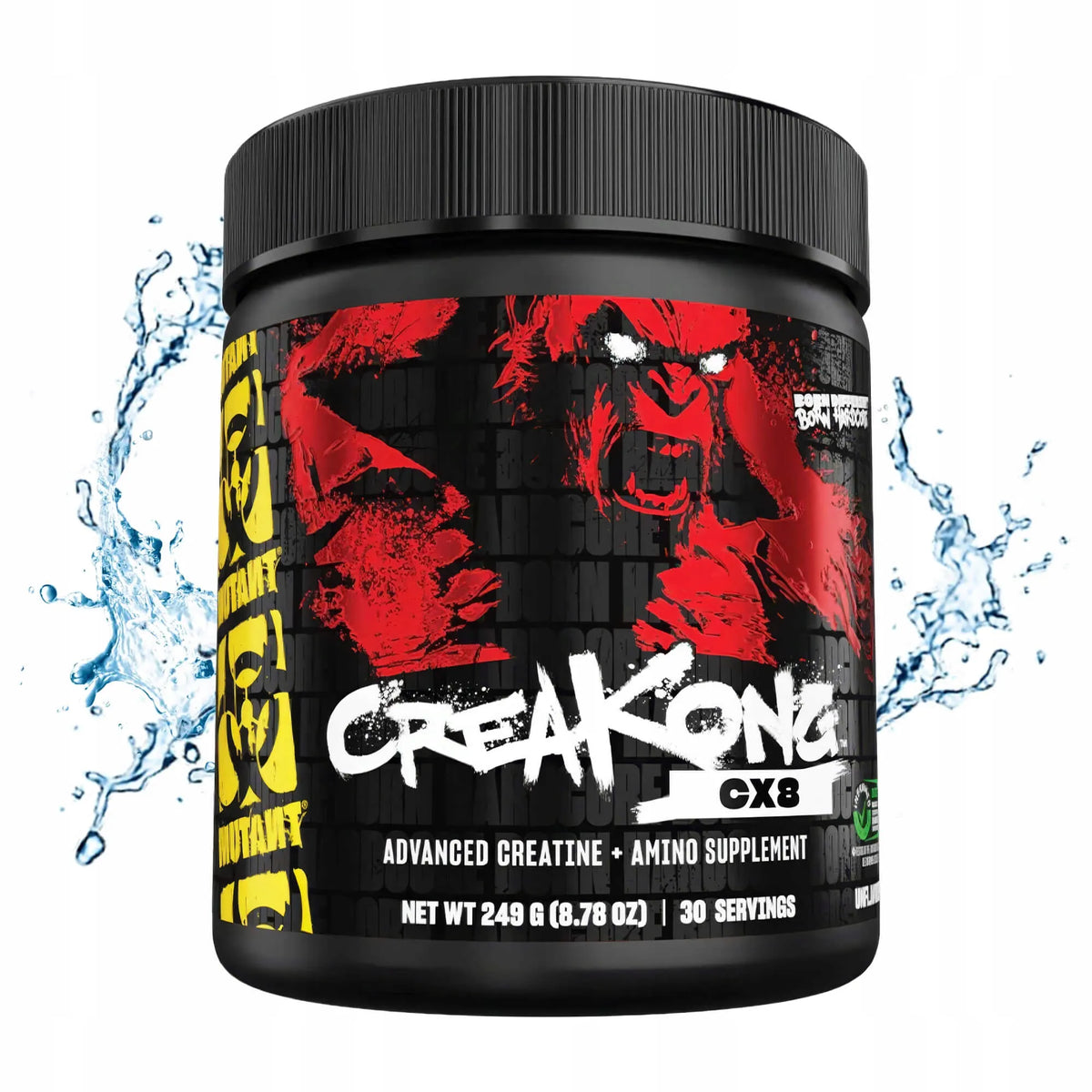 Mutant Creakong CX8 kreatino mišinys su BCAA, natūralaus skonio, 249 g