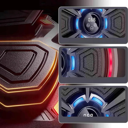 Muzikinis bokso treniruoklis su Bluetooth ir pirštinėmis, 9 greičio lygiai, juodas