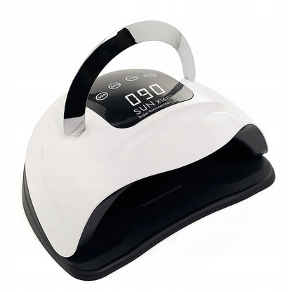 Nagų lempa hibridiniam lakui ir geliui UV SUN X16 LCD DUAL LED 320 W, naujausias modelis