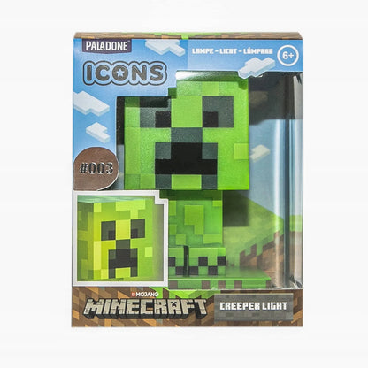 Naktinė lemputė Minecraft Creeper