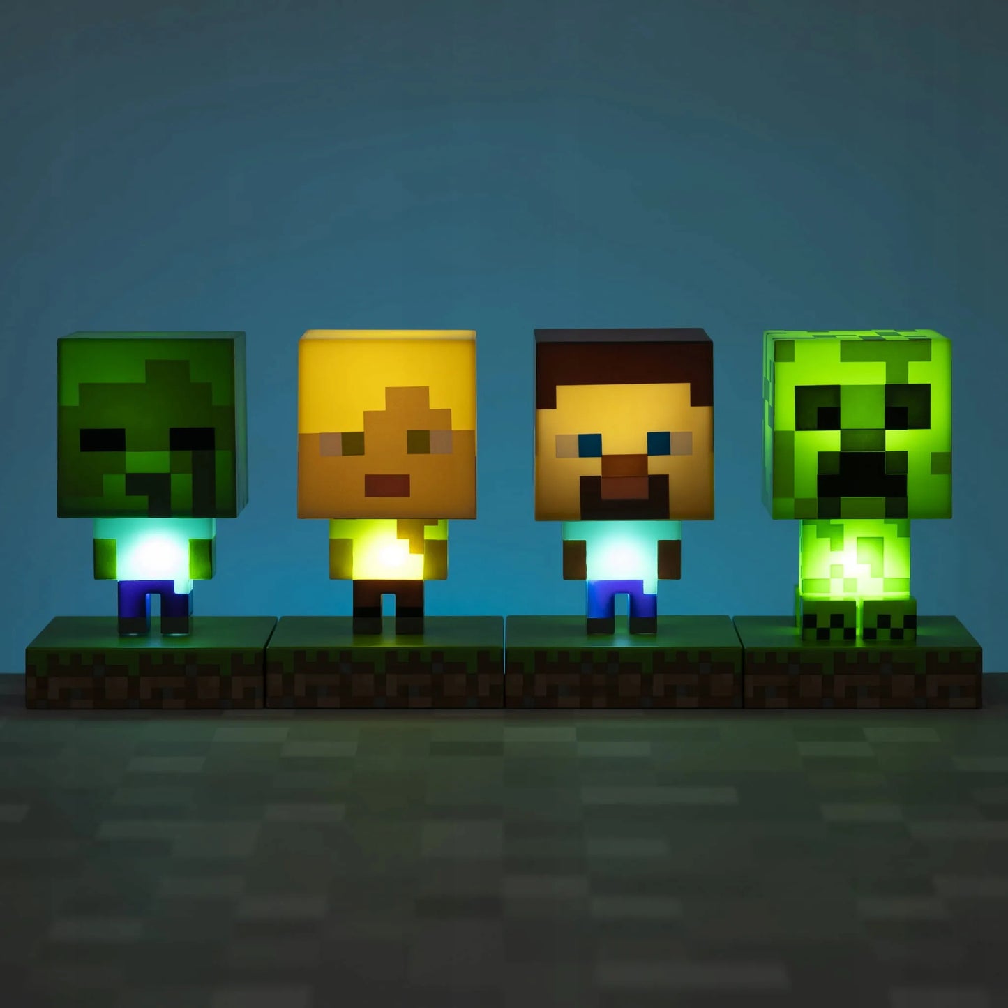 Naktinė lemputė Minecraft Creeper