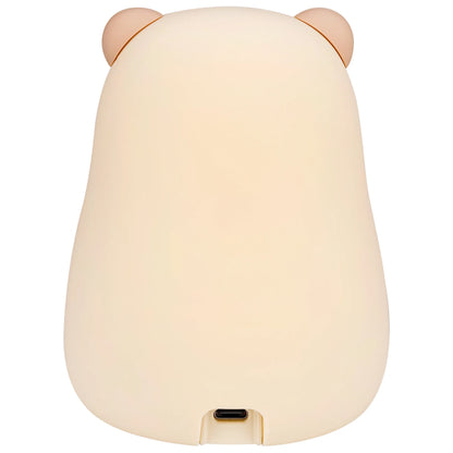 Naktinė lemputė vaikams kapibara minkšta spalvota RGBWW LED USB silikoninė