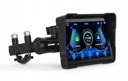 „Navic“ motociklo ekranas su „CarPlay“ ir „Android Auto“, 5 colių belaidė navigacija