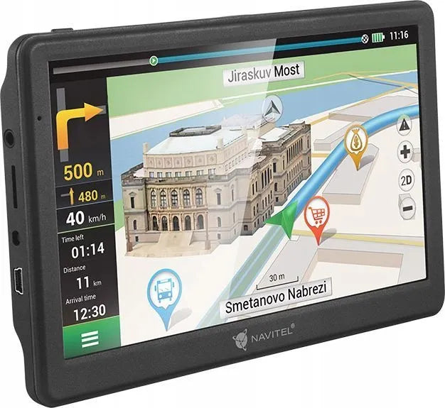 NAVITEL MS700 / E700 7 colių GPS navigacija su Europos žemėlapiais, fotoradarais ir sunkvežimių maršrutais