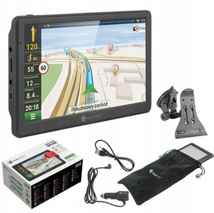 NAVITEL MS700 / E700 7 colių GPS navigacija su Europos žemėlapiais, fotoradarais ir sunkvežimių maršrutais