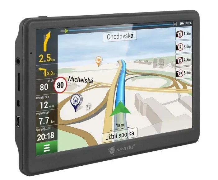 NAVITEL MS700 / E700 7 colių GPS navigacija su Europos žemėlapiais, fotoradarais ir sunkvežimių maršrutais