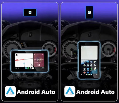 NAVTICA Saturn 5 colių išmanusis motociklo ekranas su belaidžiu „CarPlay“ ir „Android Auto“