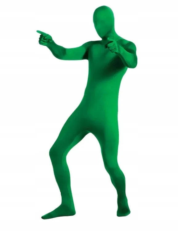 Nematomas žalias kostiumas Green Screen 180cm fotografijos kombinezonas