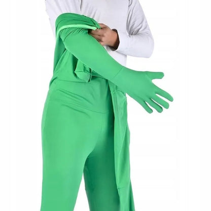 Nematomas žalias kostiumas Green Screen 180cm fotografijos kombinezonas