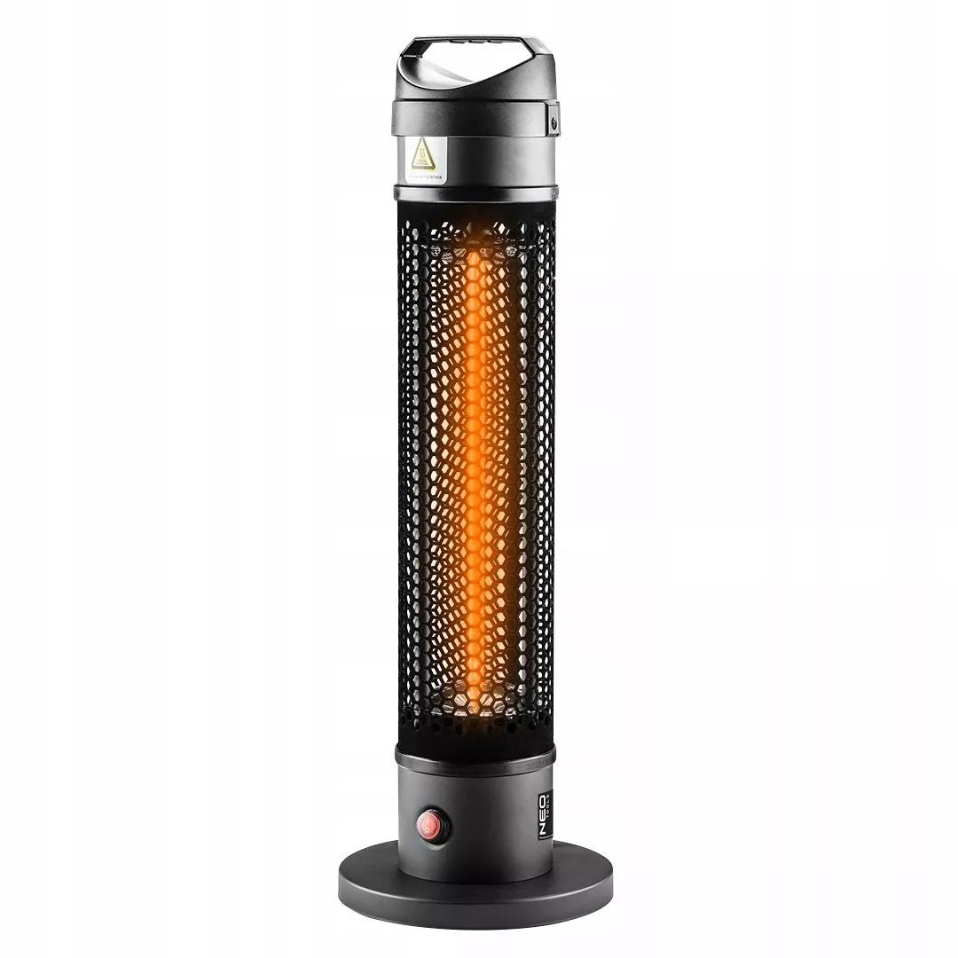NEO infraraudonųjų spindulių šildytuvas, stovimas, IP44, 1000W, 90-035