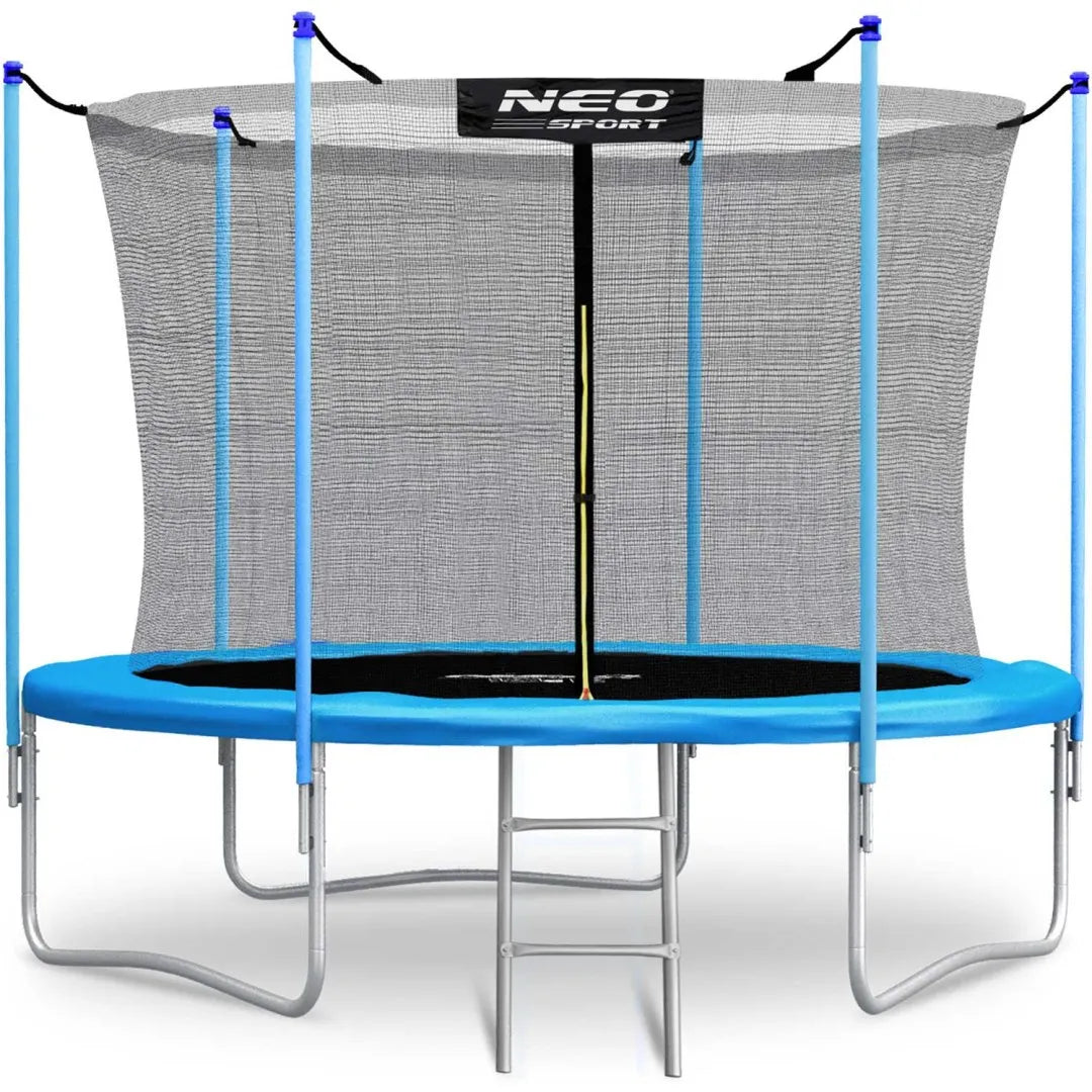 Neo-sport sodo batutas 8ft/252cm su vidiniu tinklu ir kopėčiomis