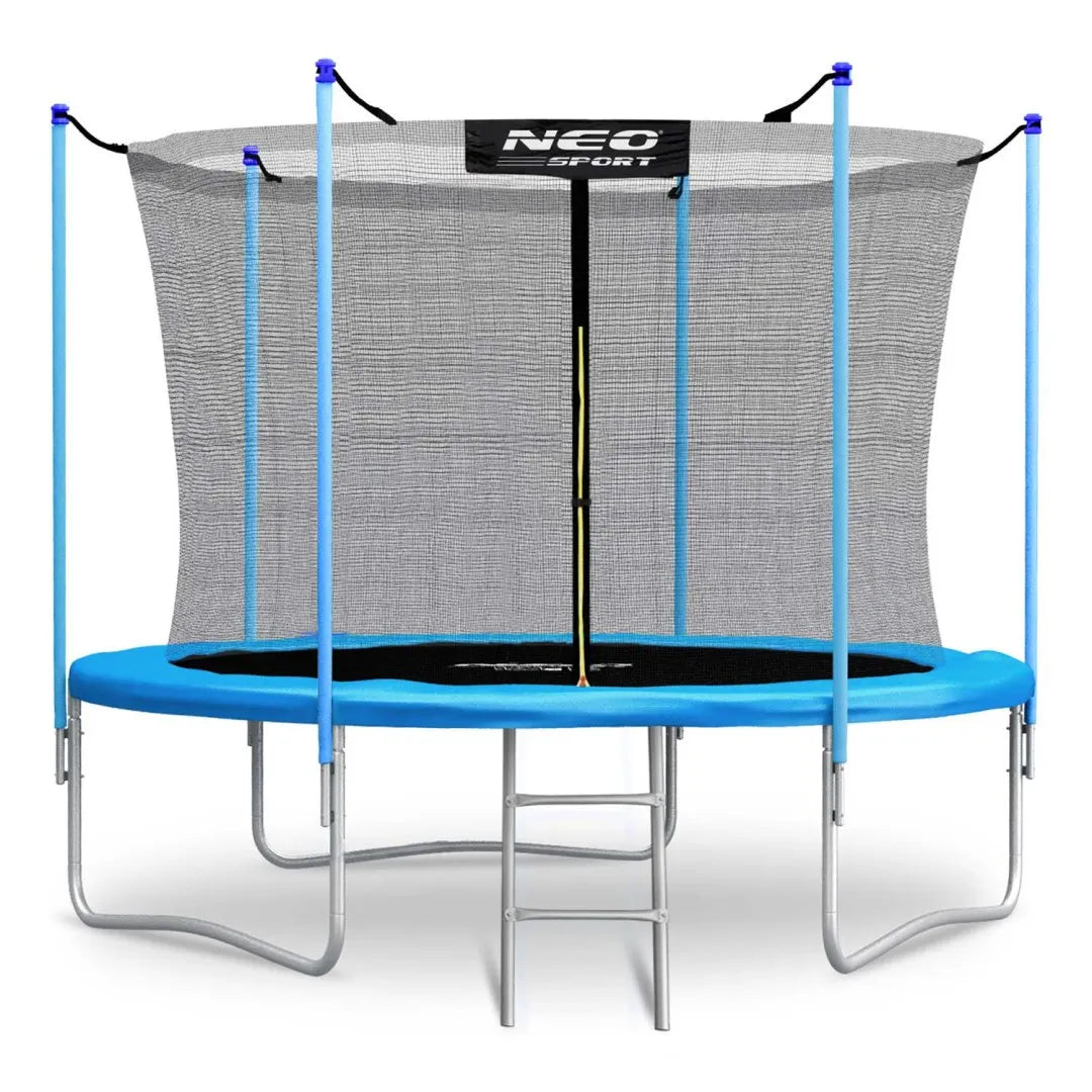 Neo-sport sodo batutas 8ft/252cm su vidiniu tinklu ir kopėčiomis