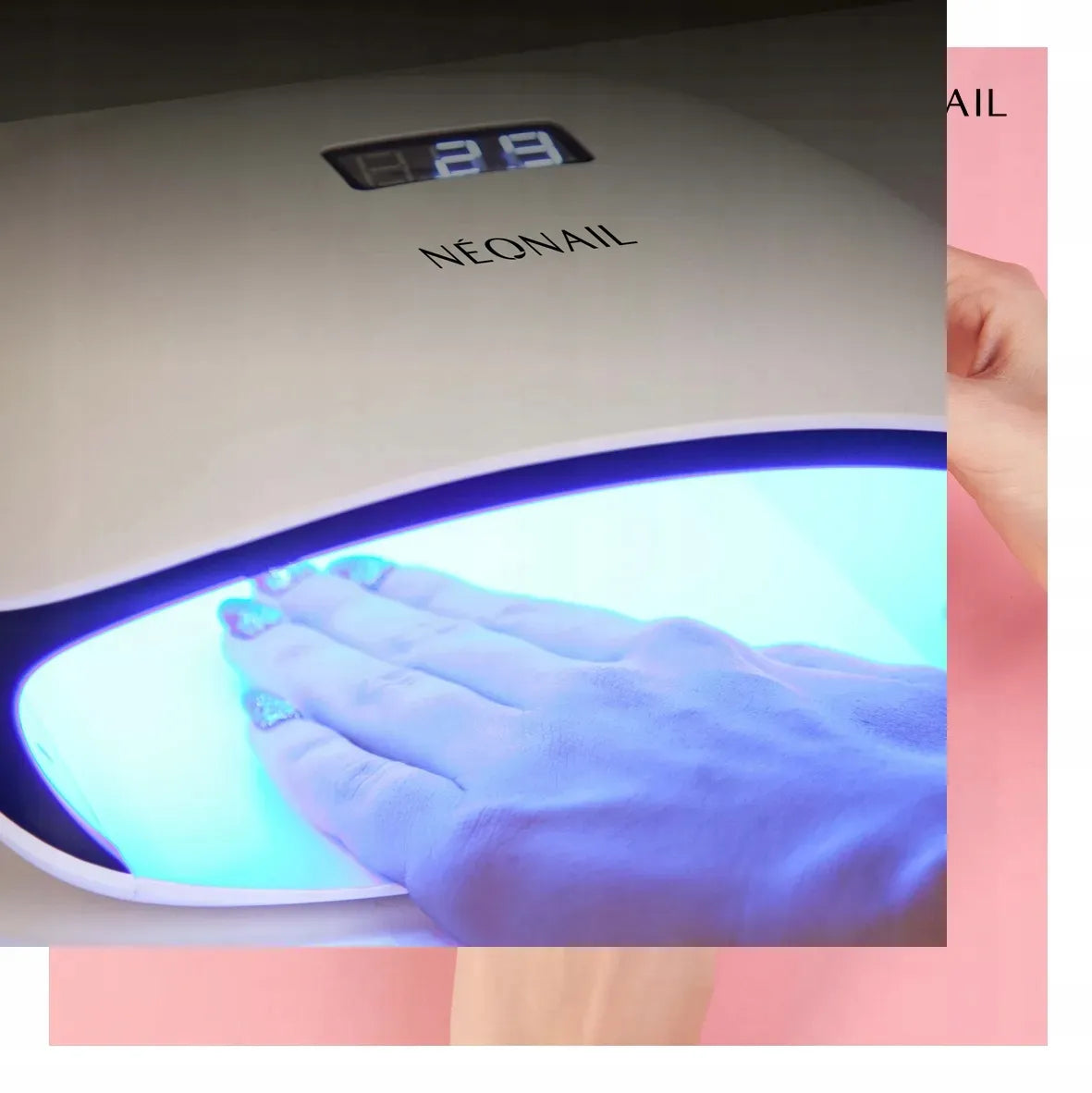 NEONAIL LED UV nagų lempa 36W/48 su LCD ekranu
