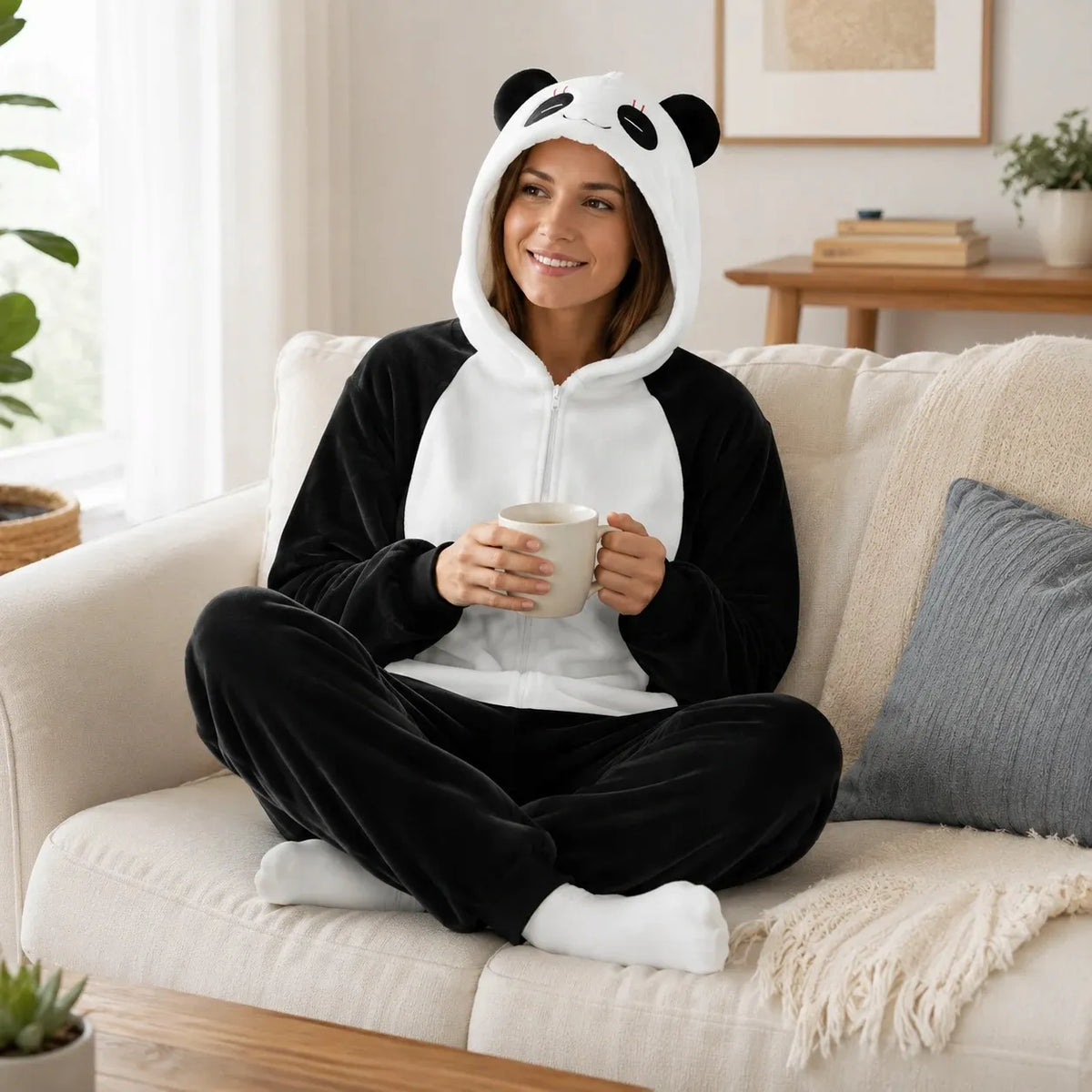 „nerd hunters“ pandos kigurumi pižama, kostiumas, XL, 175–185 cm