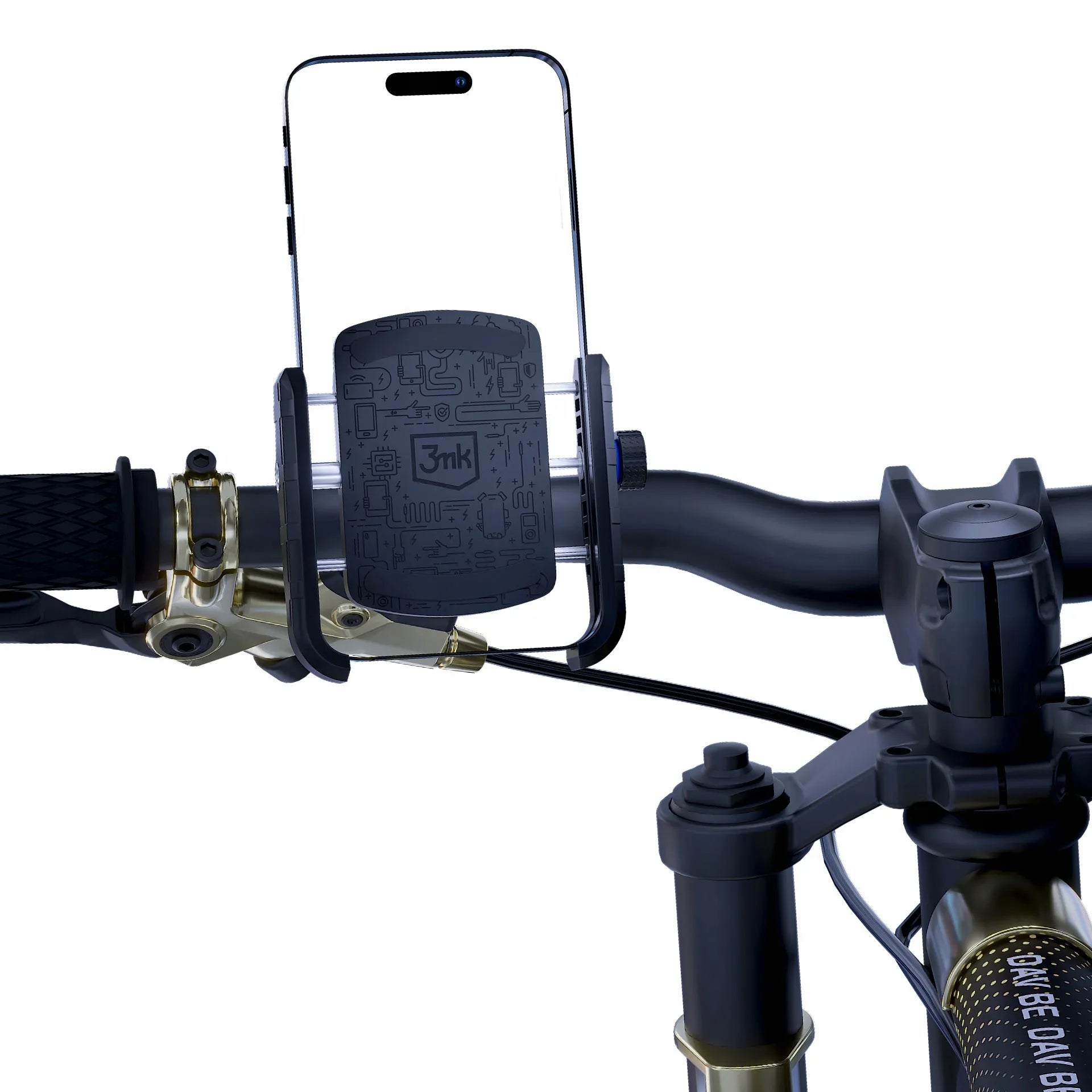 Nerūdijančio plieno dviračio laikiklis - 3mk Steel Bike Holder
